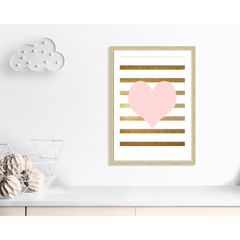 Fairy Tale Fairytale 2, impression sur papier, H 36,5 po x l 26,5 po x P 0,63 po, Encadré plat champagne