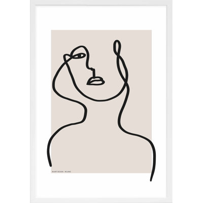 «Figure and Form 3» par Romina Gadler - Art mural encadré