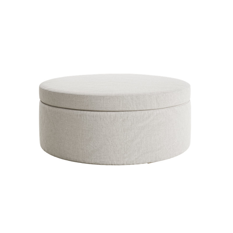 Repose-pieds avec rangement Evergreen, Natural Hemp Blend