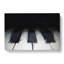 Keys of the Piano in Abstract - Wrapped Canvas-55313607