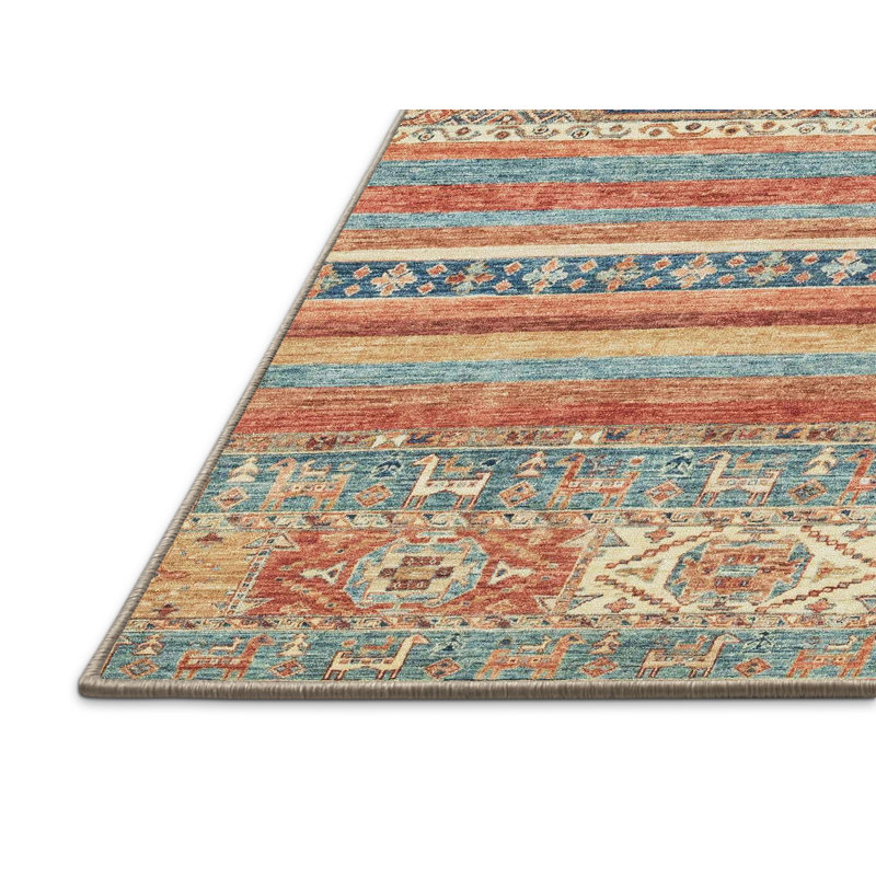 Abstract Indoor Rug, Rectangle 8' x 10'