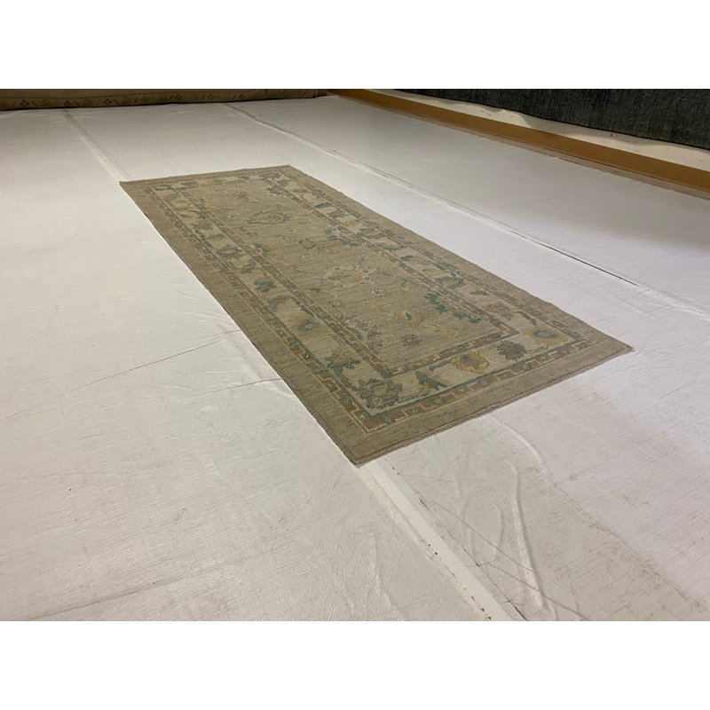Tapis Oushak 3 x 8 rétro Anatolian