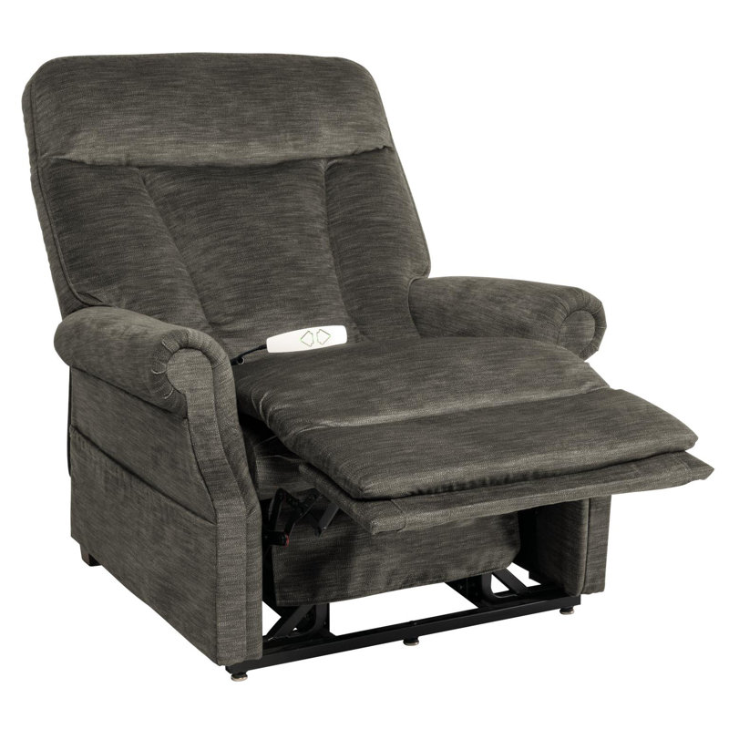 Darby Trio TenacityLayflat Lift Recliner, Pewter