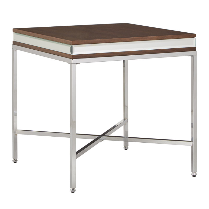 Lucien End Table, Chrome 