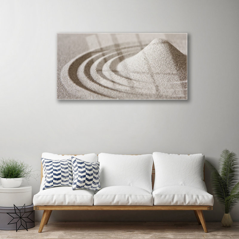 Sand Art - No Frame Print on Glass