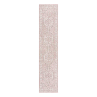 Tapis d'intérieur / extérieur rose Susan