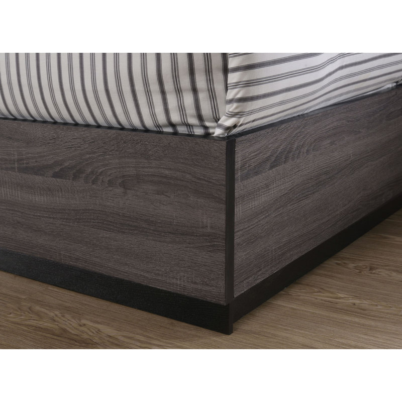 Camile Bookcase Storage Bed, Queen