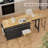 Winston Porter 81.6" W Wood Kitchen Island with Extendable Table and Power Outlets-1794520421
