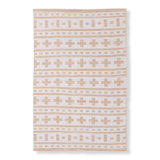 Striped Area Rug in Light Brown/Beige