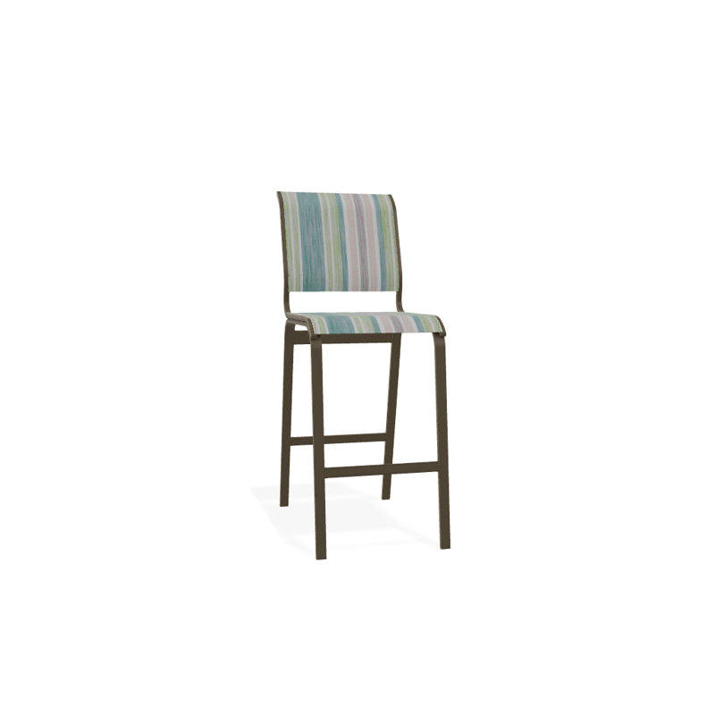 Tabouret de bar 29,5 po Holna, Bois de plage texturé, Tempo