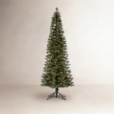 Lighted Artificial Pine Christmas Tree