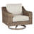 Shonta Swivel Wicker Outdoor Lounge Chair