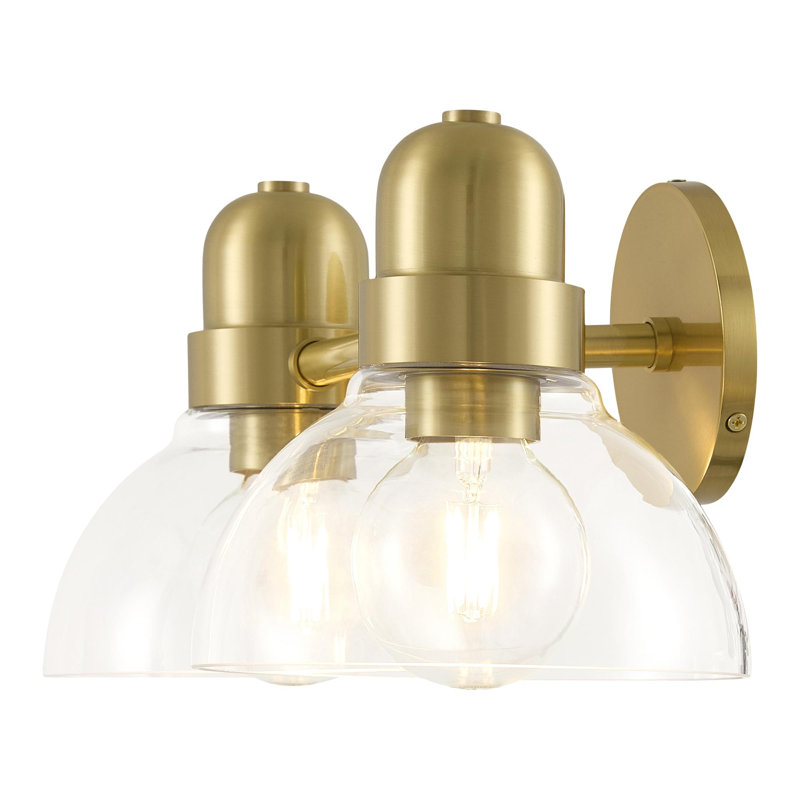 Muri Solvoro Wall Sconce, 7" H x 16" W x 8.5" D, 2 Lights