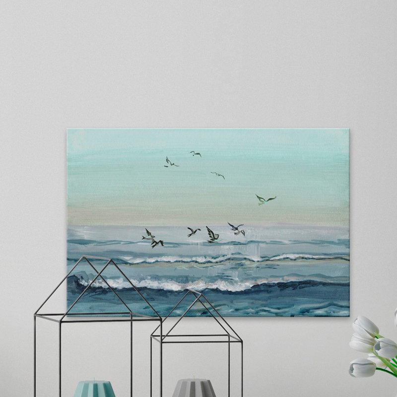 " Flying Birds ", 8" H x 12" W x 1.5" D