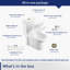 Toilette compacte une pièce à double chasse avec double chasse, modèle Liberty-105270648