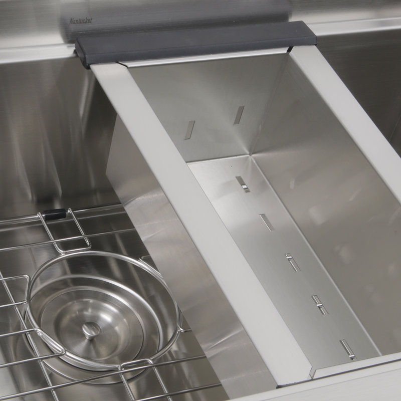 Pro Series 30'' L Stainless Steel Single Basin Kitchen Sink
