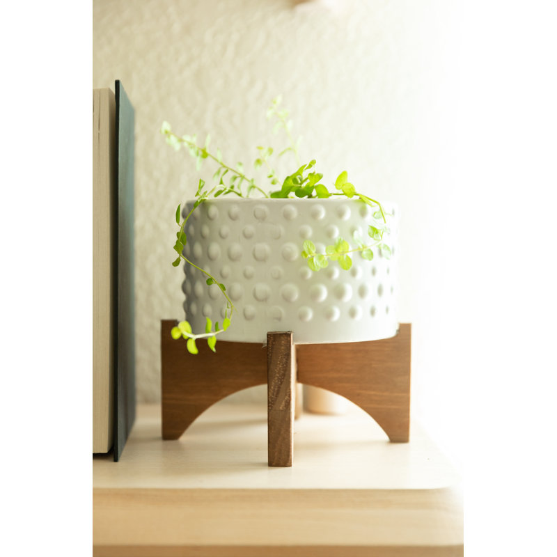 Blanding Handmade Pot Planter, Matte White