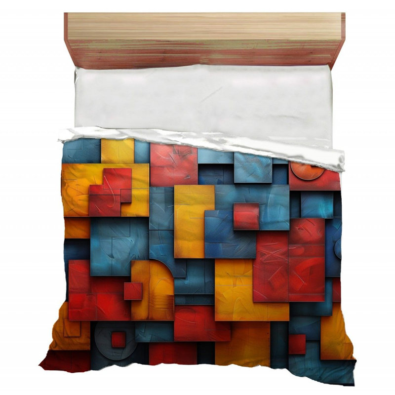 Timepiece Object Bathroom Machine Printed Duvet Cover, Twin Duvet Cover