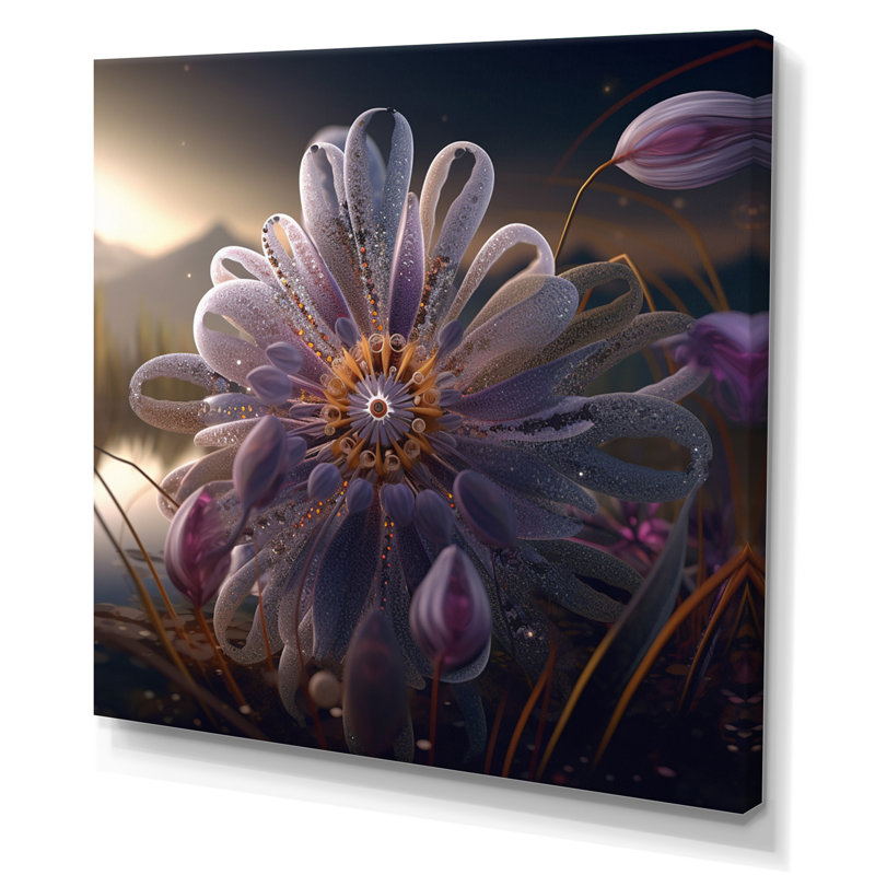 «Magical White Magnolia At Dawn I», reproduction sur toile, 30" H x 30" W, Toile tendue