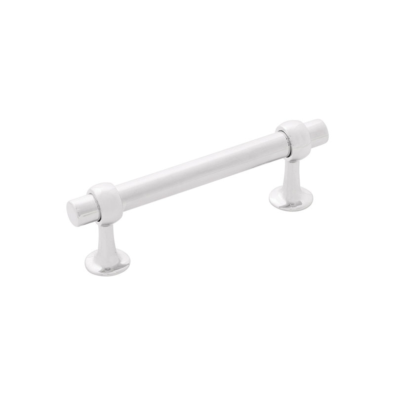 Ostia Collection Pull, Chrome, 3 3/4"