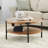 Solid Wood Top Single Coffee Table
