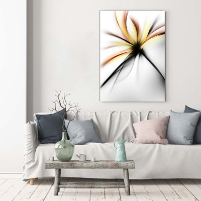 Abstract Flower - Wrapped Canvas Print
