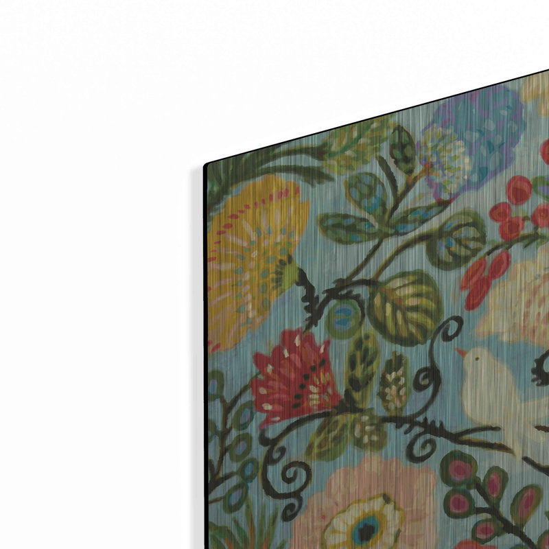 «Sweet Cottage Garden» par Karen Fields - impression sans cadre sur métal, H 24 po x l 16 po x P 0,13 po