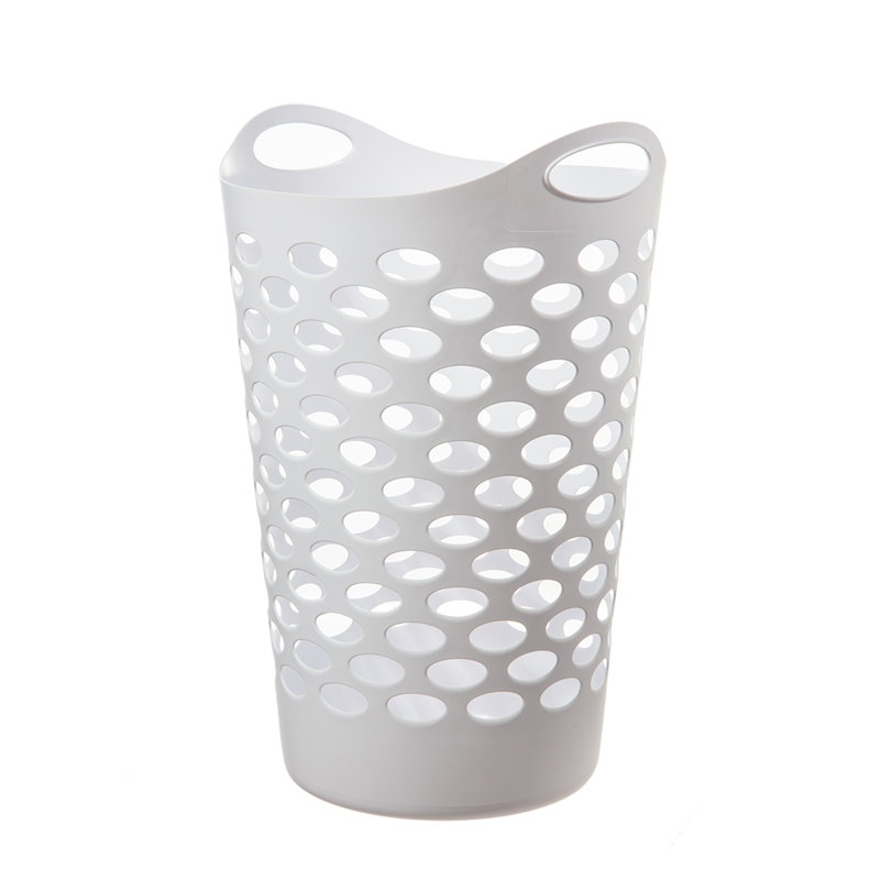 Panier à linge ovale flexible 1,8 UB, paquet de 3, Blanc