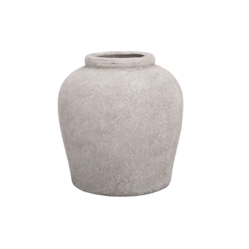 Terracotta Vase Grey