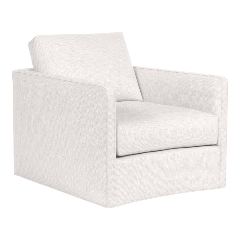 Chaise pivotante Wynne, Perigold sur l'agneau Sables blancs