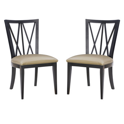 Cross Back Side Chair