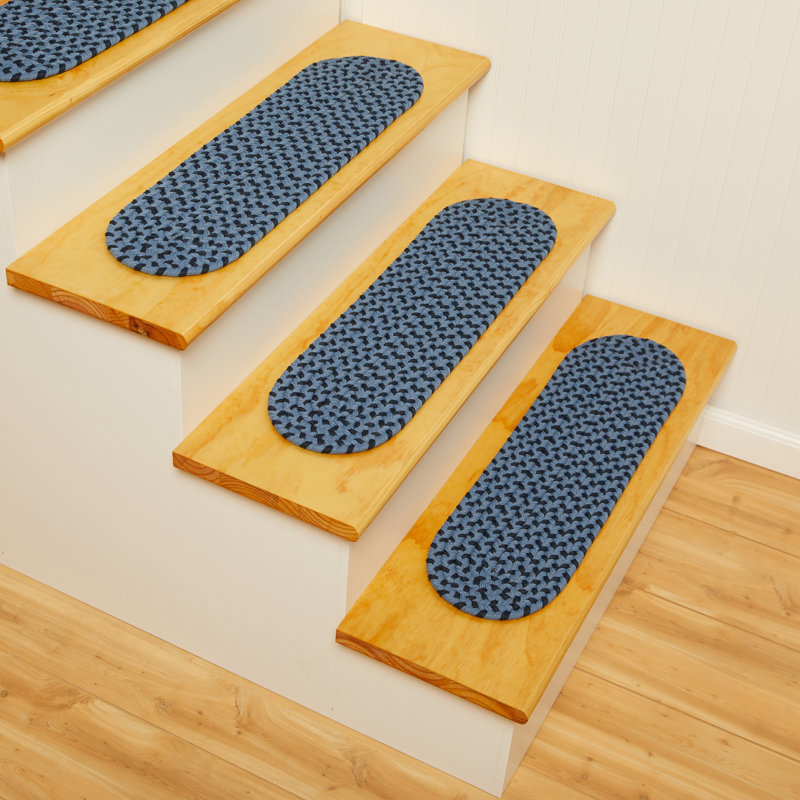 Tapis d'escalier bleu anglais, 1