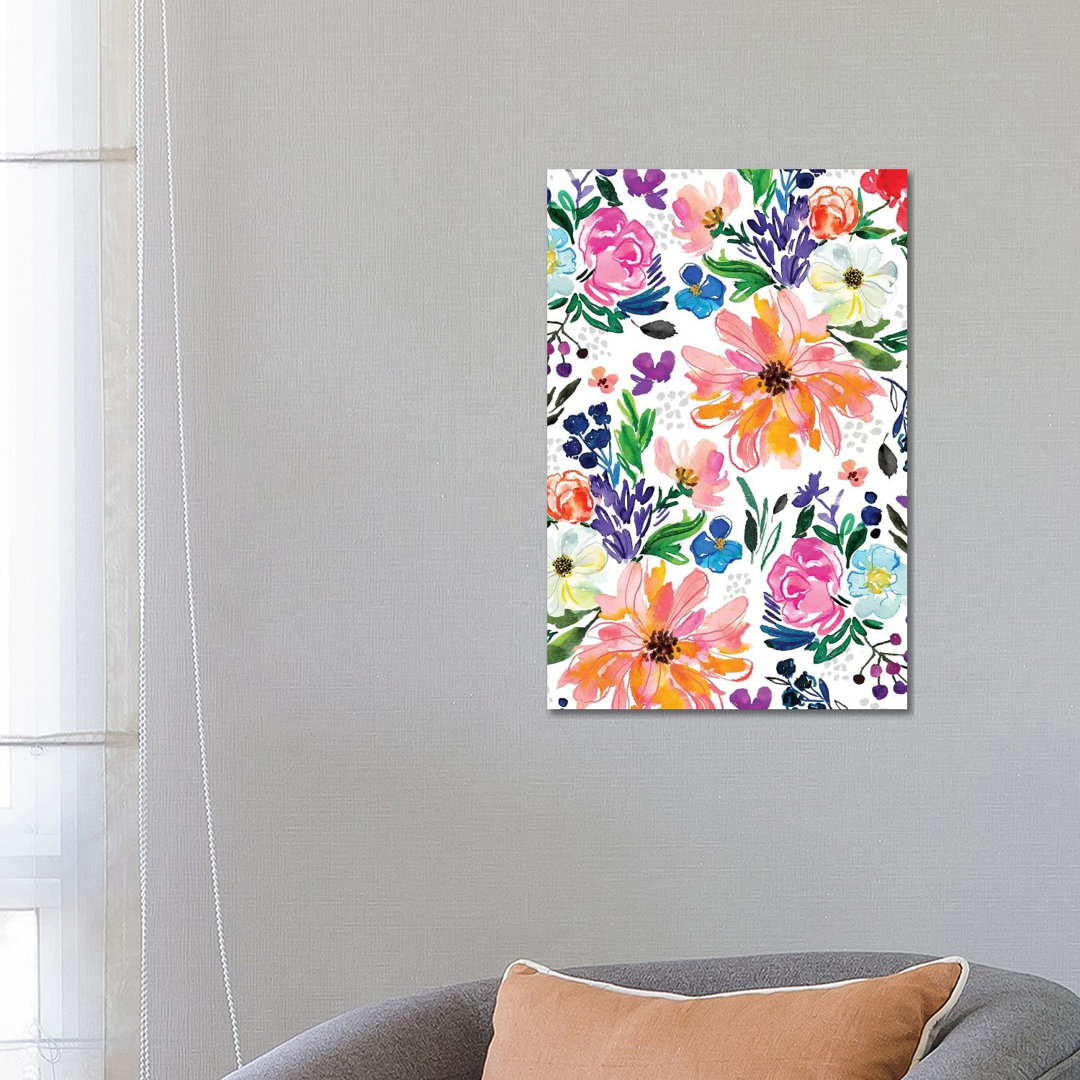 Blooms by Joy Ting - Wrapped Canvas Gallery-Wrapped Canvas GiclÃ©e