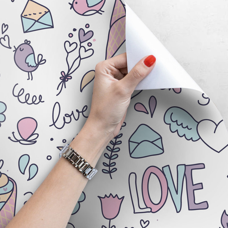 Cassil 2.5m x 2.5m Matte Wallpaper Roll, 250 x 250cm