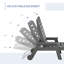 Chaise longue inclinable 65 po