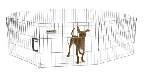 18'' H Panel Metal Exercise Pen, X-Small (18")