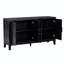 Buffet rétro 4 portes avec tablettes réglables-1673799683