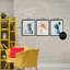 «Vivid Plumage Bird Portraits», ensemble de 3 reproductions encadrées sous verre, par Hannah Dawson-558479832-558479835