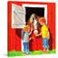Kids with Horse - Painting on Canvas-623942396