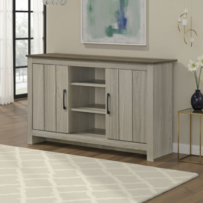 Console, buffet, buffet avec tablettes et portes d'armoire