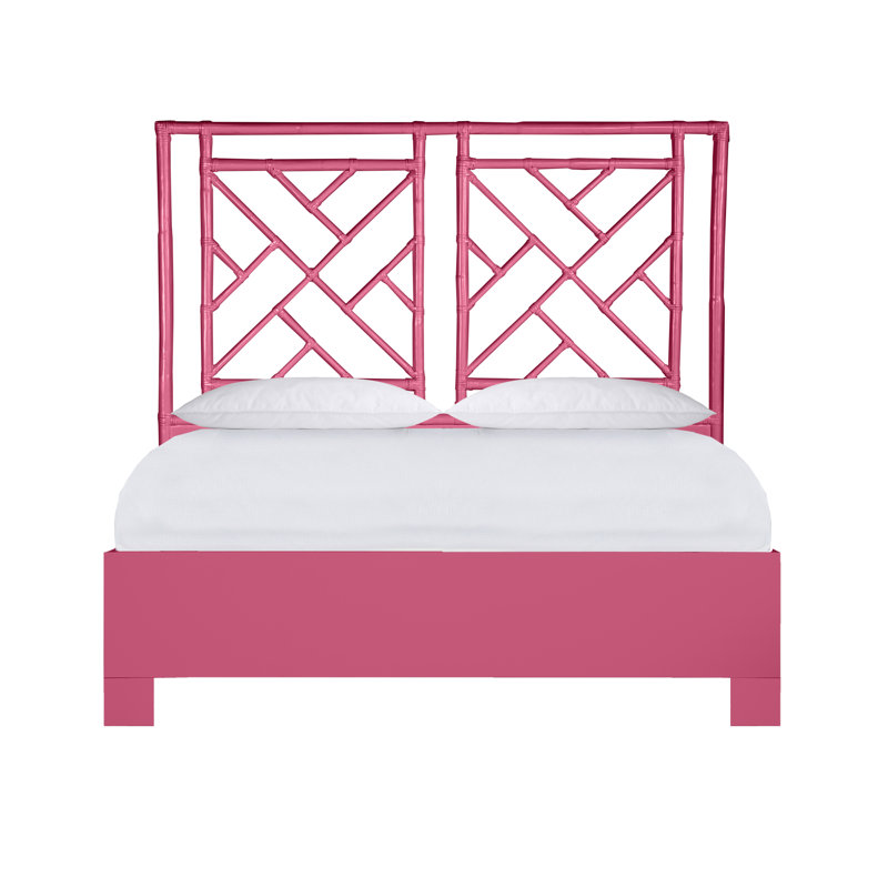Alden Bed, Queen, Hot Pink