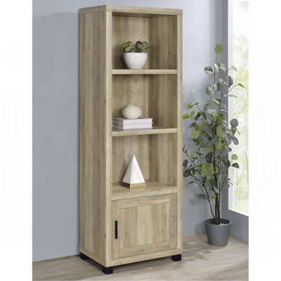 Tour média en bois d'ingénierie à 3 tablettes Vivek
