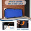 Ensemble de table de billard et de billard pliable portatif bleu 85 pouces avec ensemble d'accessoires idéal pour la salle de jeux familiale ou la salle de jeux pour adultes-124342148-124342147