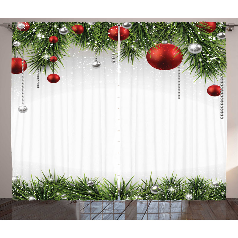 Semi Sheer Curtain Pair, 54" W x 96" L