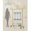Ahmoni 132cm Rolling Clothing Rack-745290180