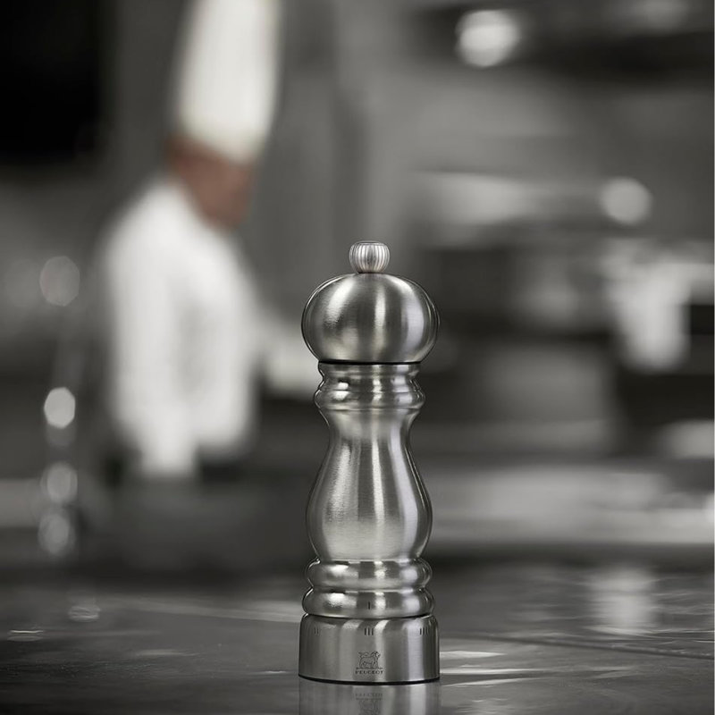 Paris Chef Pepper Mill, 9" H x 2.36" W x 2.36" D, Pepper Mill