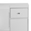 Range-chaussures, range-chaussures autoportant avec 3 tiroirs rabattables, rangement pour chaussures étroit dans le vestibule avec tablette de rangement réglable, armoire à chaussures moderne et cachée, blanc