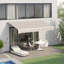 Auvent de patio rétractable polyvalent pour une protection et un style extérieurs-121491723-121491728