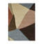 Sumi Reflect Hand Tufted Wool Abstract Area Rug in Cornflour/Spice-2059378535