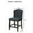 Rustic Style 2Pc Counter Height Chair Bold Distressed Nailhead Trim Wingback  Dining Room-433383454